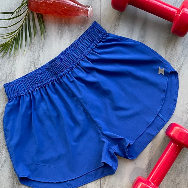 Women's Workout Track Shorts, Blue