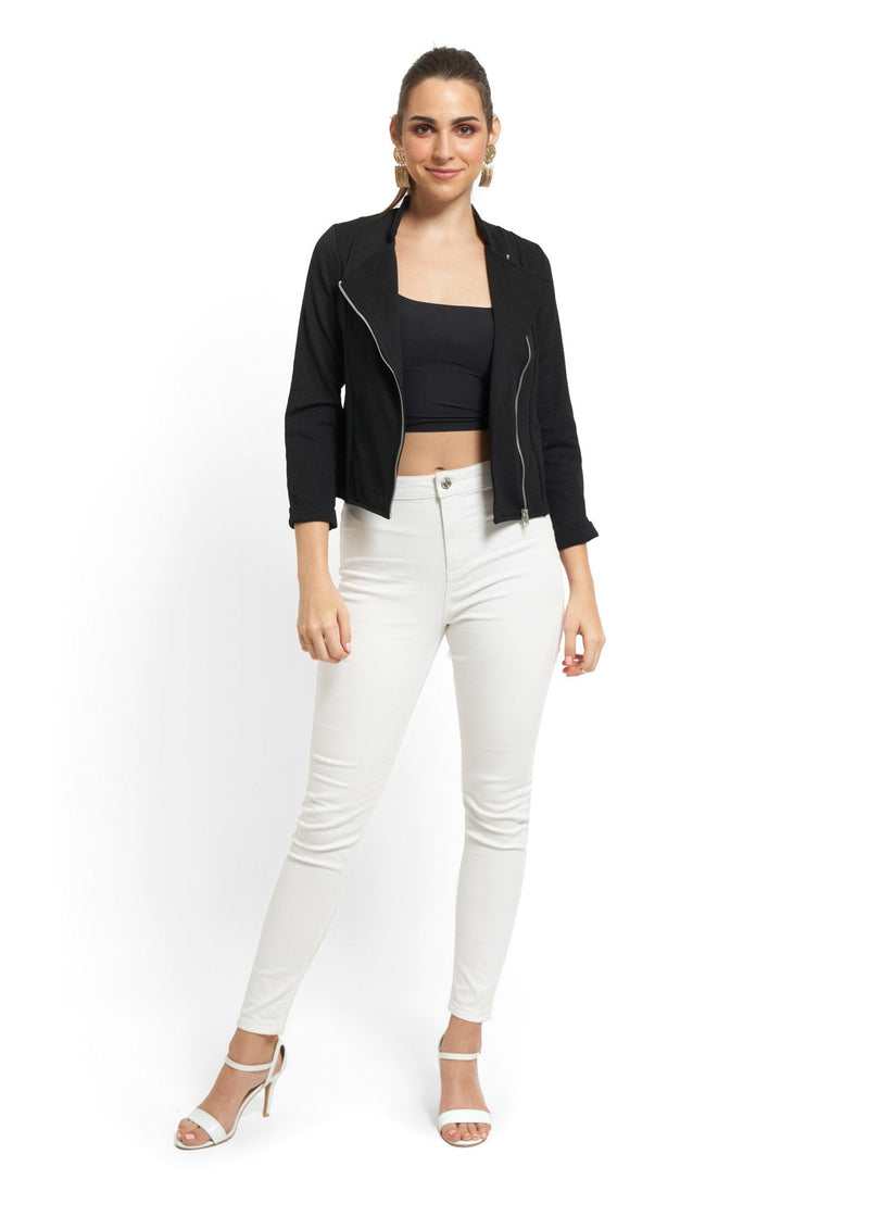 Black Biker Jacket